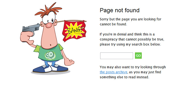 Страница не найдена, обработка 404 ошибки