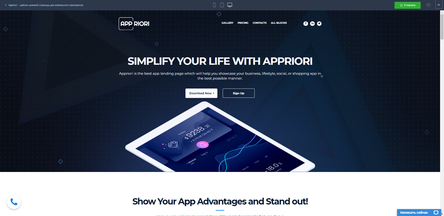 Разработка Landing Page: слайд 1